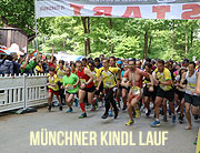 12. Münchner Kindl Lauf am 04.05.2019 bietet Laufstrecken von 300 m bis 10 km am Seestadl im Englischen Garten